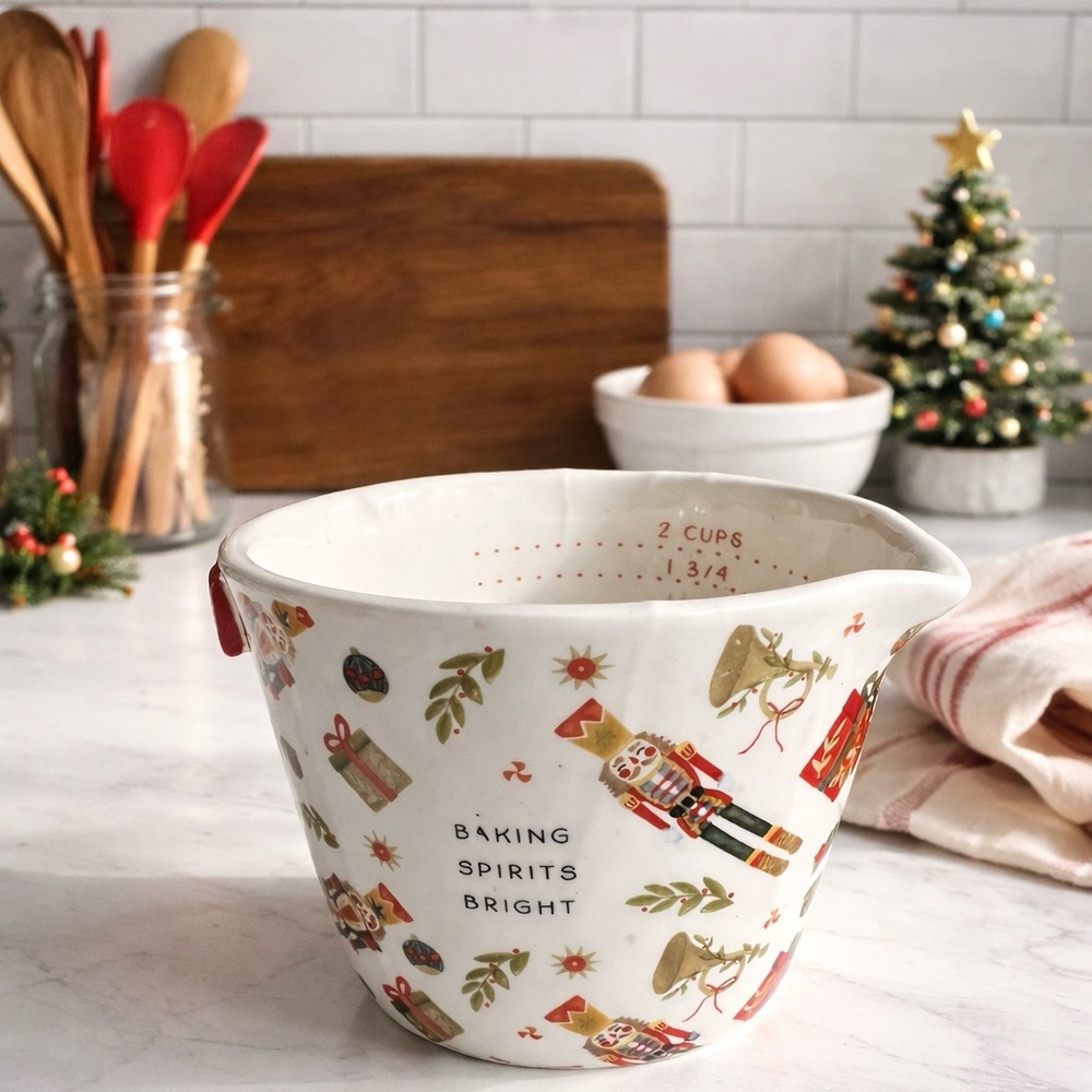 Mud Pie Festive Nutcracker Measuring Cup
